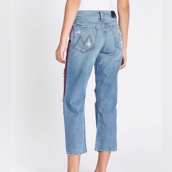 MOTHER Jeans | Mother The Trasher Distressed Baggy Fit Streetwear Ankle Crop - Picture 5 of 14